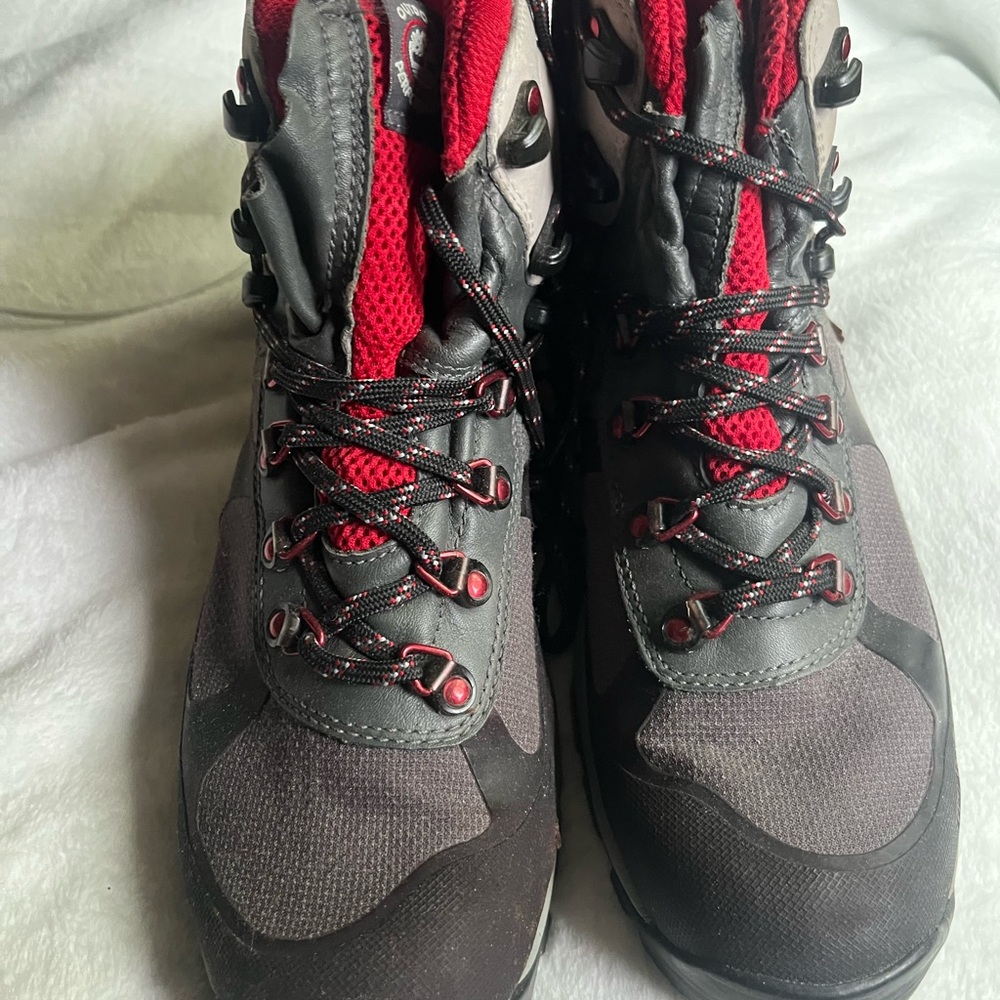 Women’s  Hiking Boots - Red and Black